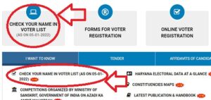 Haryana Voter List 2022
